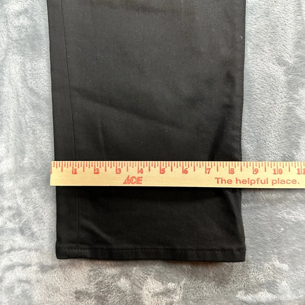 True Religion Ricky Straight Leg Black Pants Mens 38 MDAC78441C Essential Denim